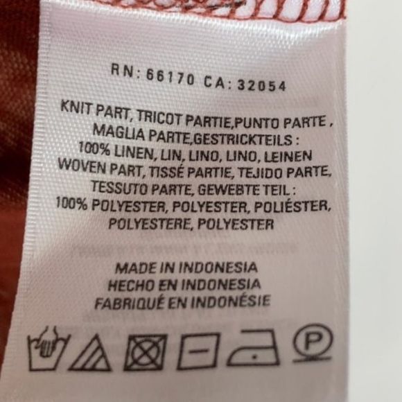 Anthropologie Sz Sm Slope Linen Tunic Top - Picture 7 of 7